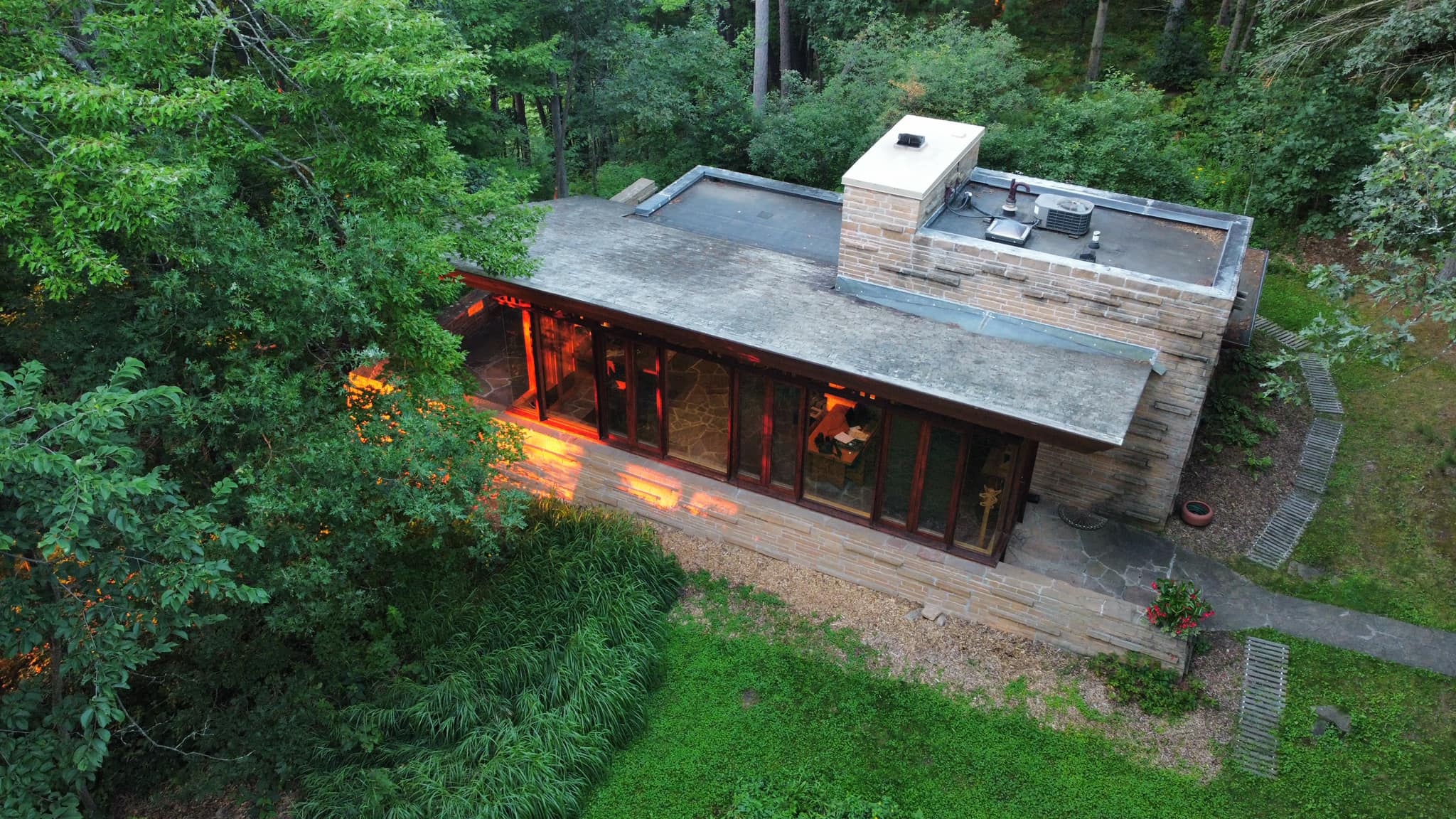 Aerial View, Seth Peterson Cottage