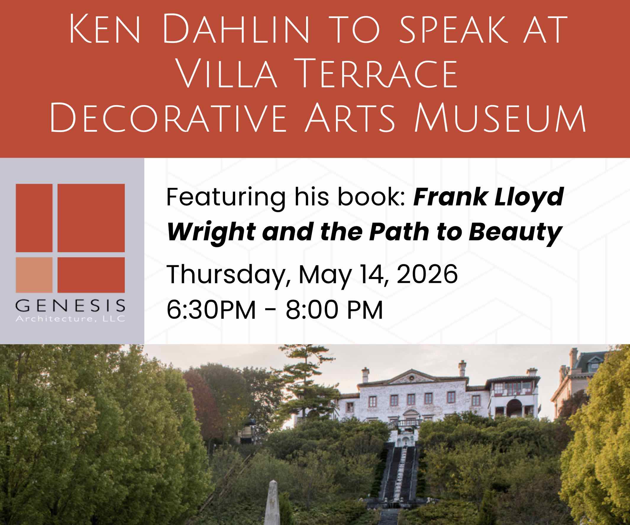 Frank Lloyd Wright and the Path to Beauty: A Special Book Talk
